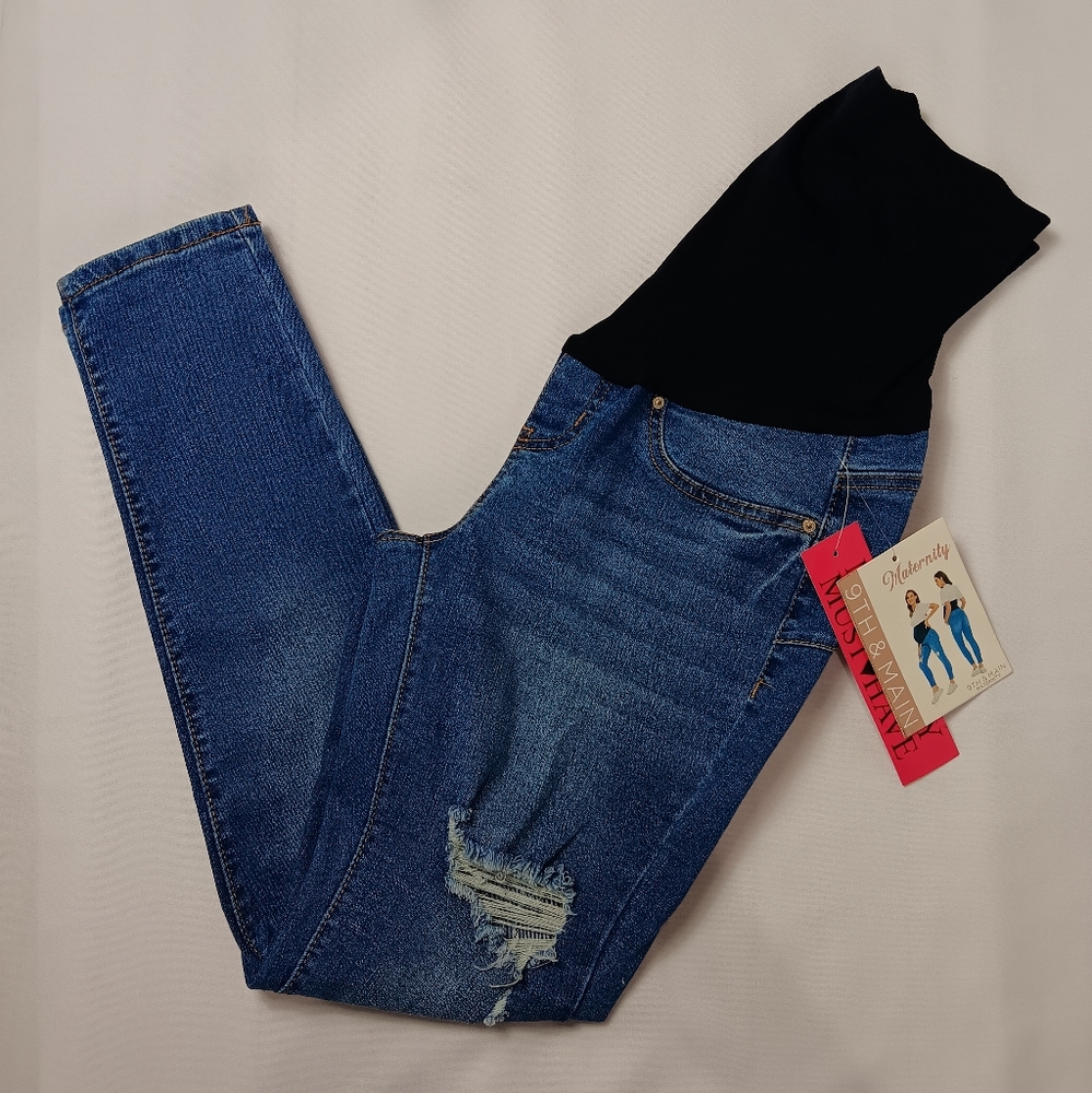 NWT 9th & Main Maternity Jeans Sz S